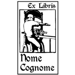 Ex Libris timbro personalizzabile