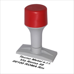 Timbro manuale da comporre online mm 80x25